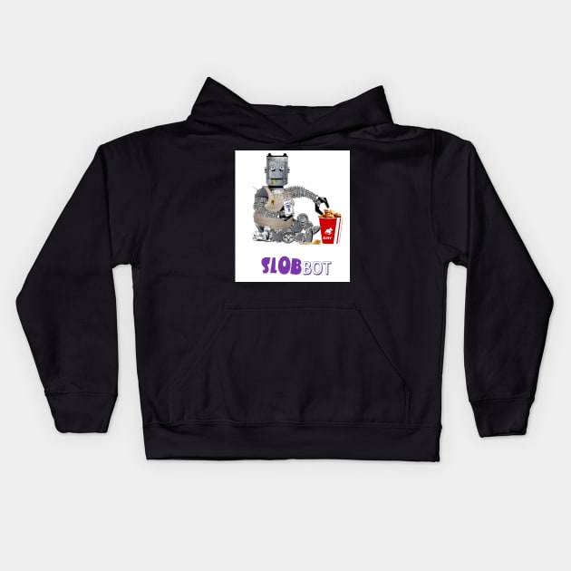 SLOBBOT Kids Hoodie by martydav